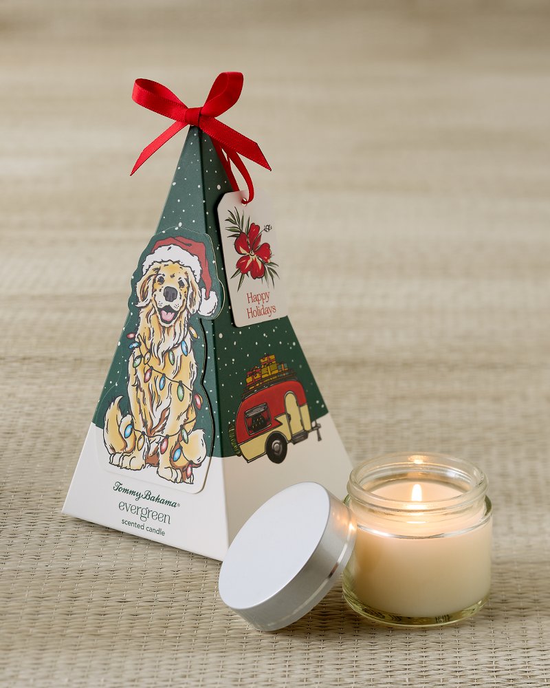 Dog Origami Candle Ornament