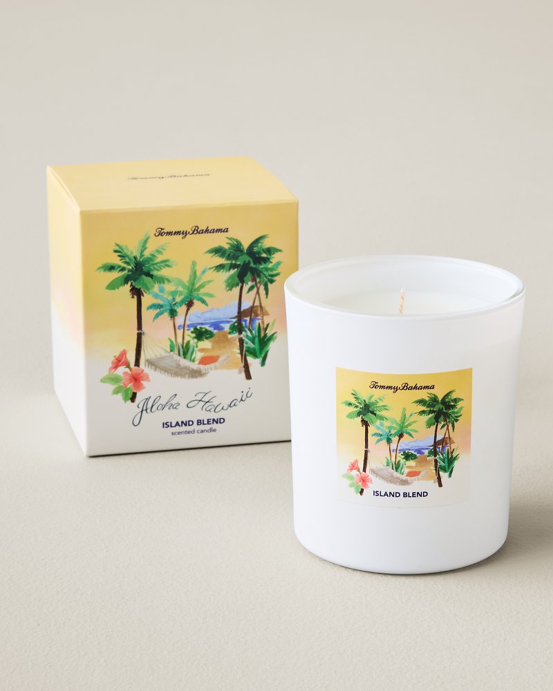 トミーバハマ　キャンドル Island Blend Boxed Glass 17.5-oz. Candle