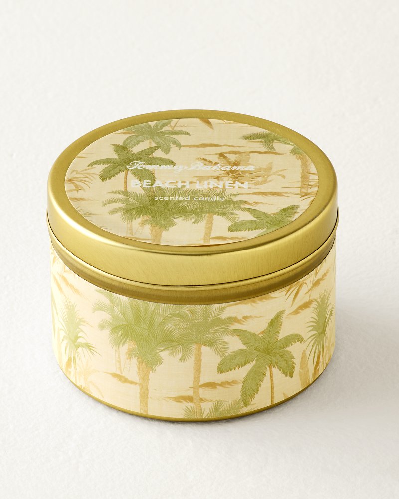 Beach Linen 6-oz. Travel Candle Tin