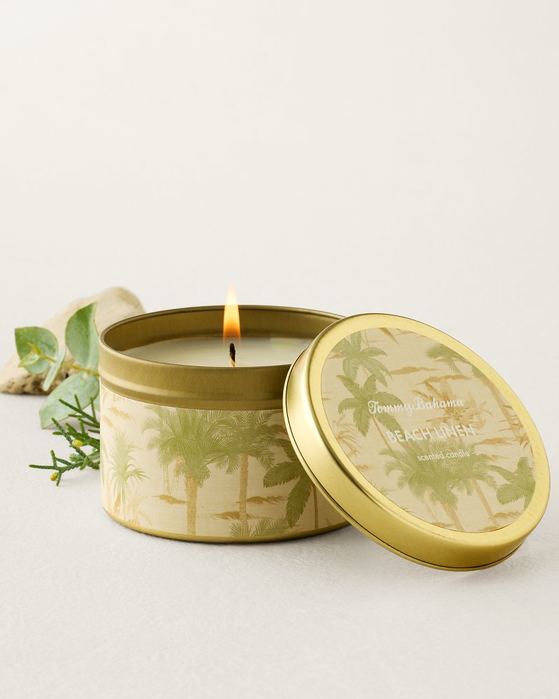 Beach Linen 6-oz. Travel Candle Tin