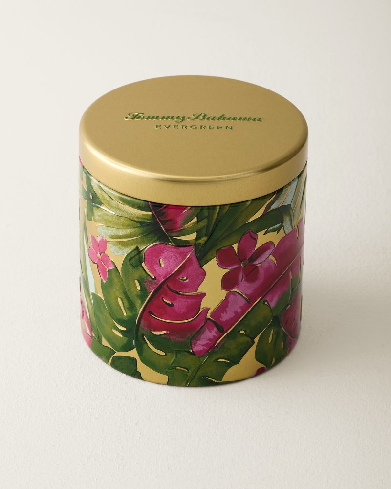 Evergreen Embossed 10.6-oz. Candle Tin