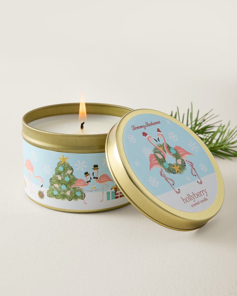Holly Berry 6-oz. Candle Tin