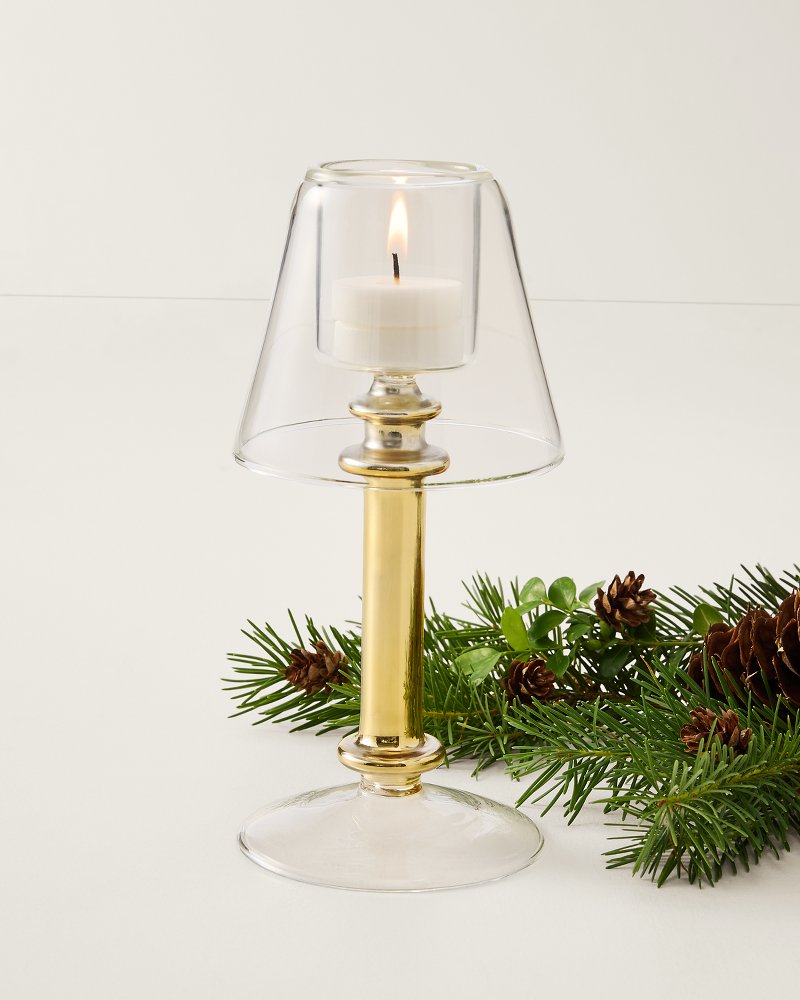 Gold Tealight Lamp