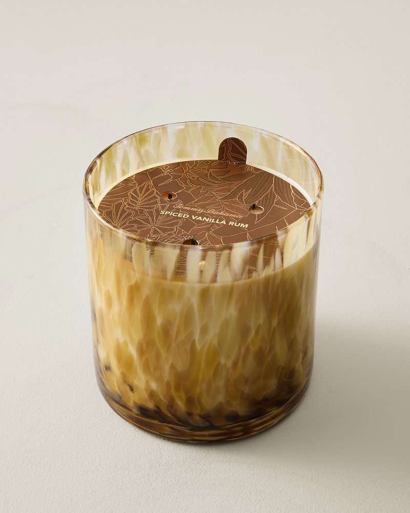 Spiced Vanilla Rum 3-Wick 50-oz. Glass Candle