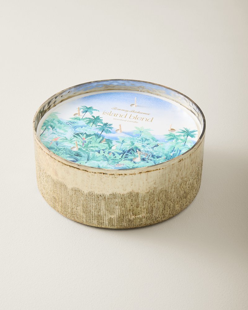 Island Blend Antique Gold 6-Wick 44-oz. Candle