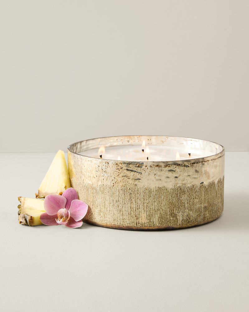 Island Blend Antique Gold 6-Wick 44-oz. Candle