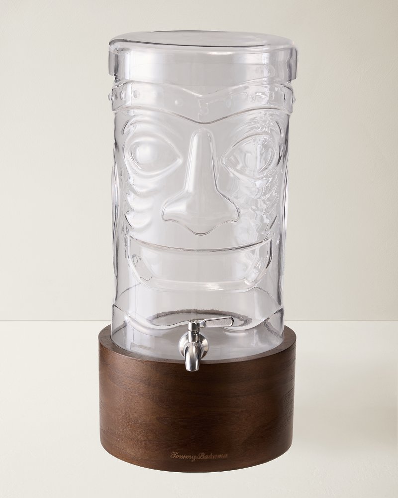 Tiki Time 247-oz. Glass Drink Dispenser