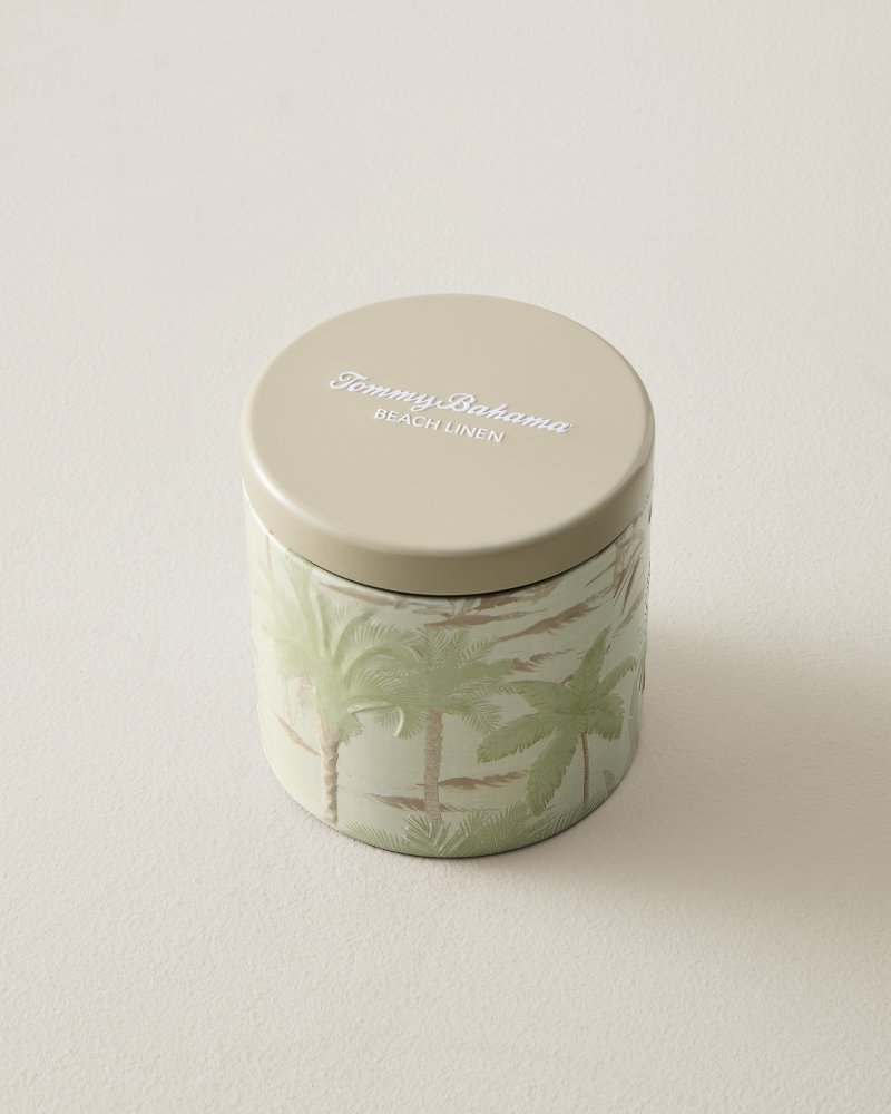 Beach Linen Embossed 10.6-oz.Candle Tin