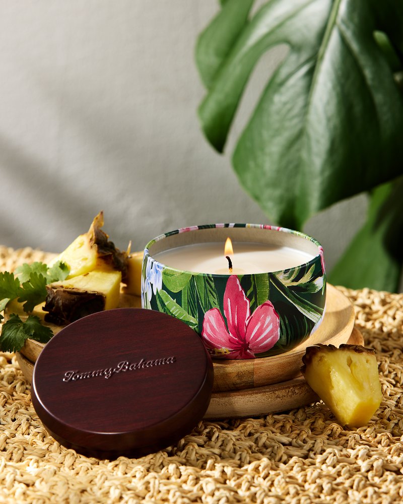 Pineapple Cilantro Printed Candle Tin