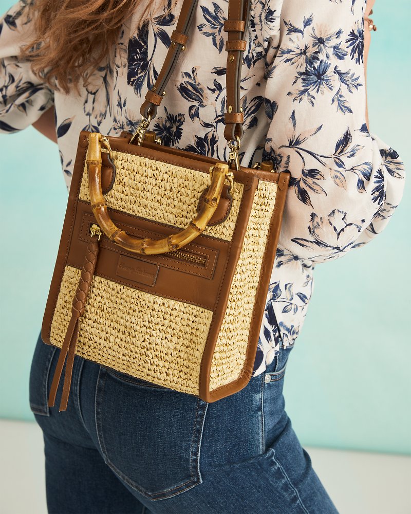 Beach Side Palm Cotton Crew Sweater