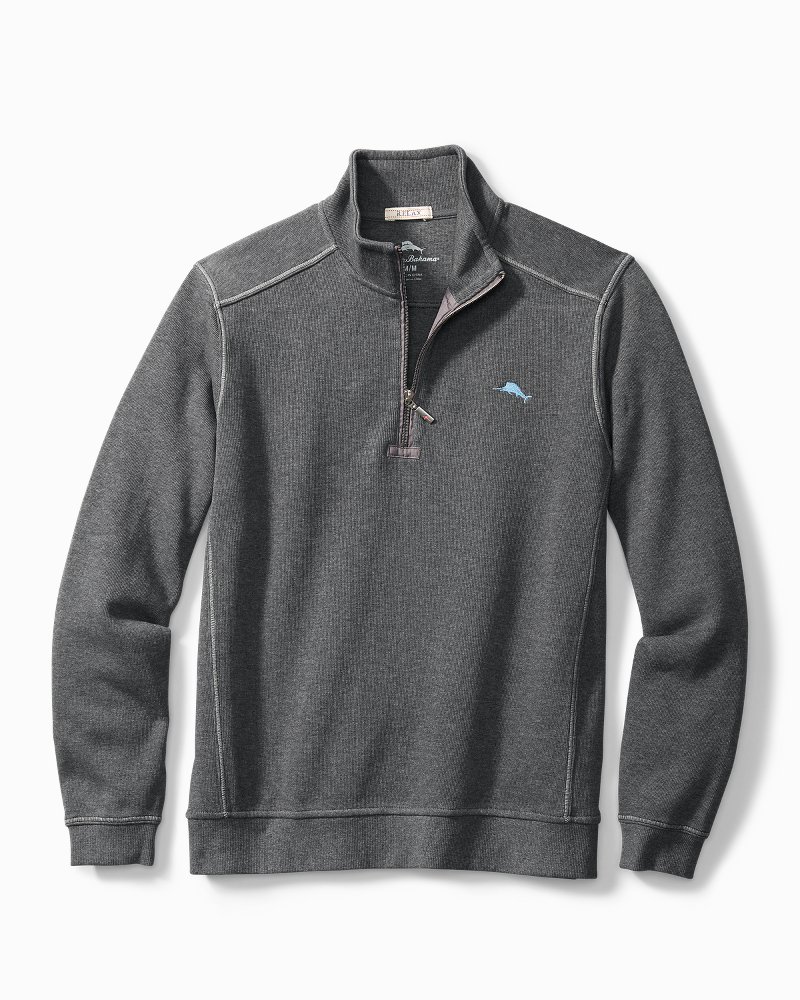 tommy bahama antigua half zip sweatshirt