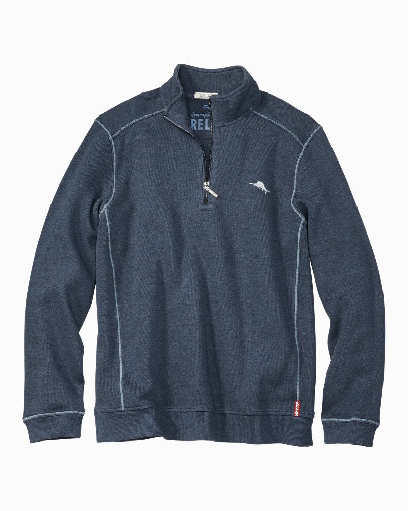 tommy bahama antigua half zip sweatshirt