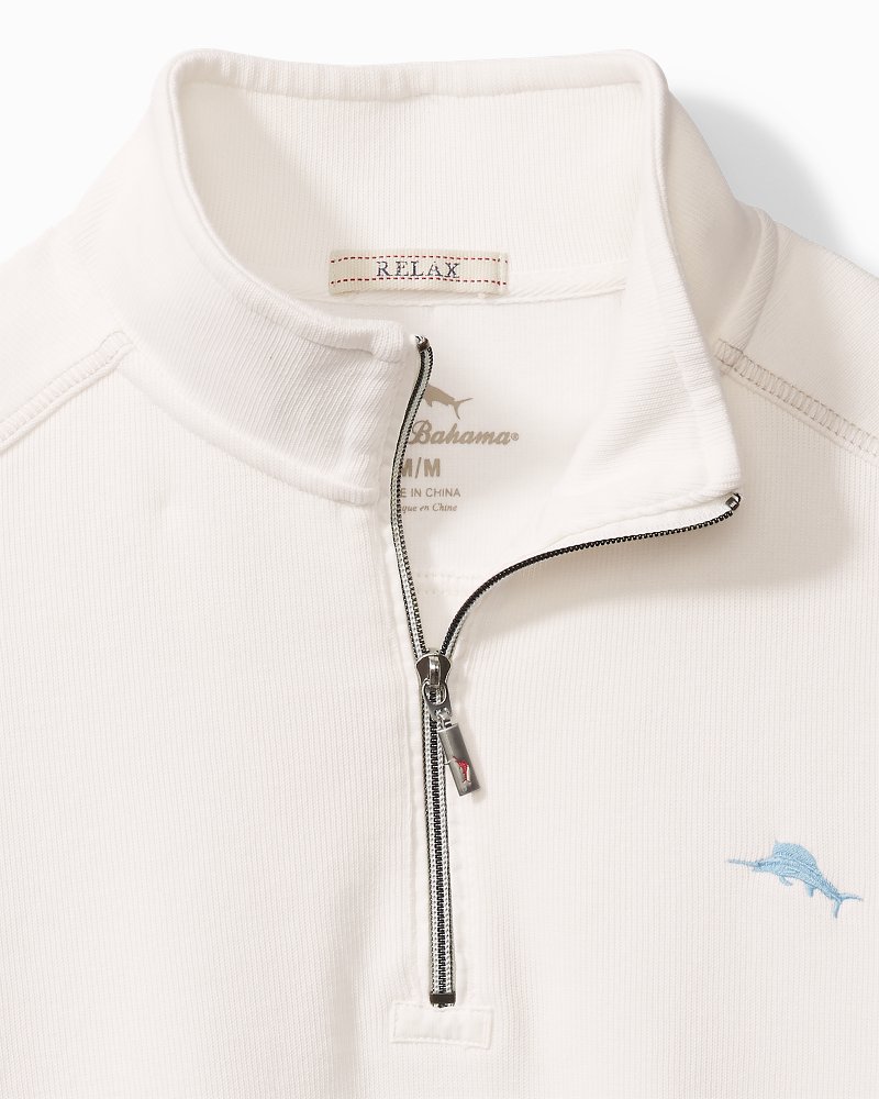 tommy bahama antigua half zip sweatshirt