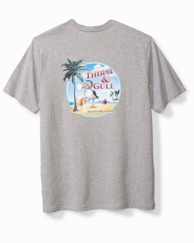 Lids Dallas Cowboys Tommy Bahama Thirst & Gull T-Shirt - Gray