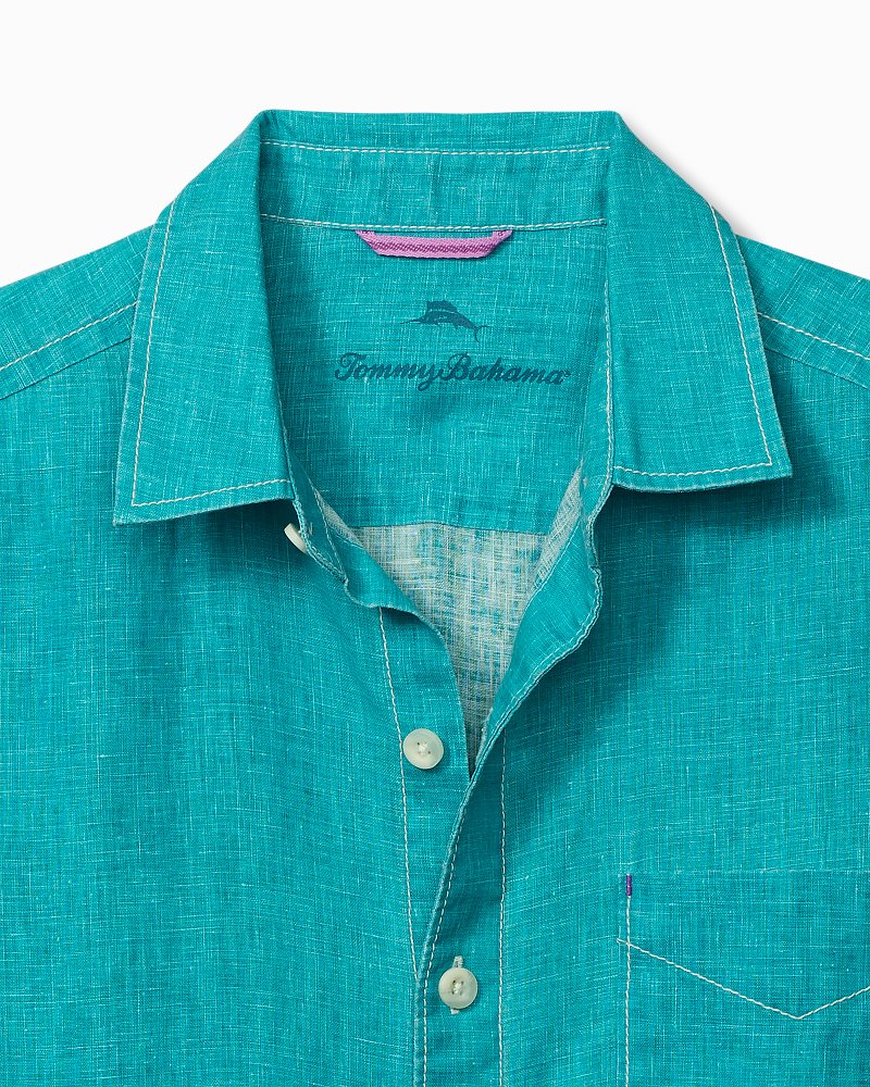 Tommy bahama sea glass breezer hot sale linen shirt