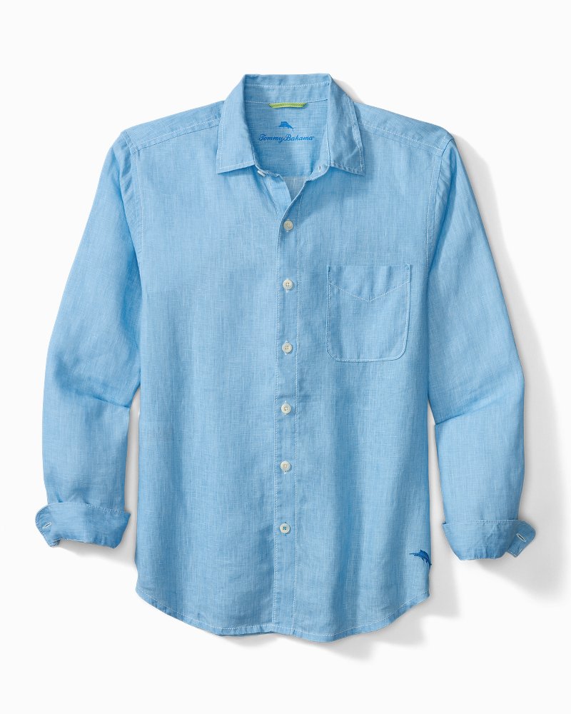 tommy bahama sea glass breezer linen shirt