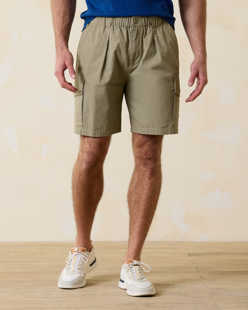 Bahama Survivor 8-inch Elastic-Waist Shorts