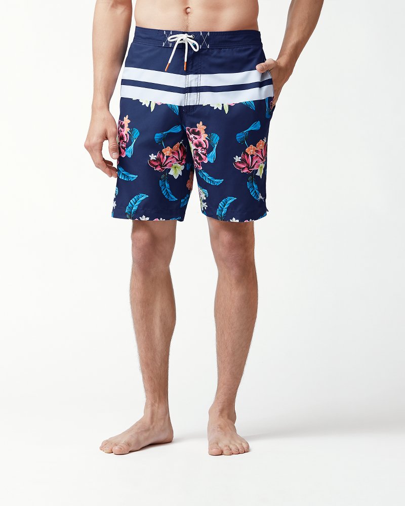 Baja Saltwater Blooms 9Inch Board Shorts