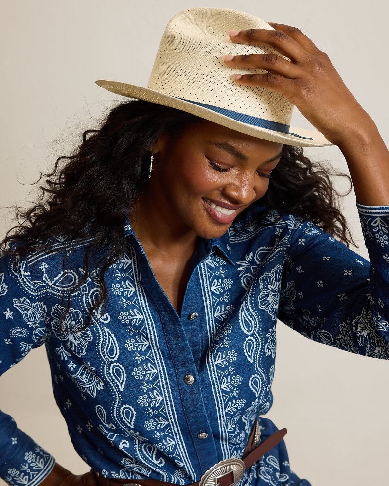 Tommy Bahama x Stetson Open Road Straw Hat