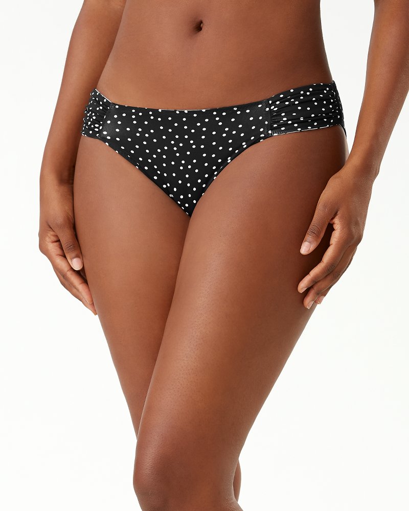 Sea Swell Reversible Side-Shirred Bikini Bottoms