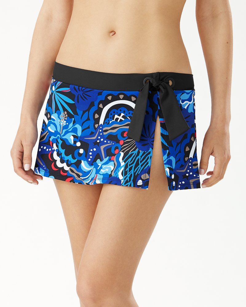 tommy bahama skirted swim bottom