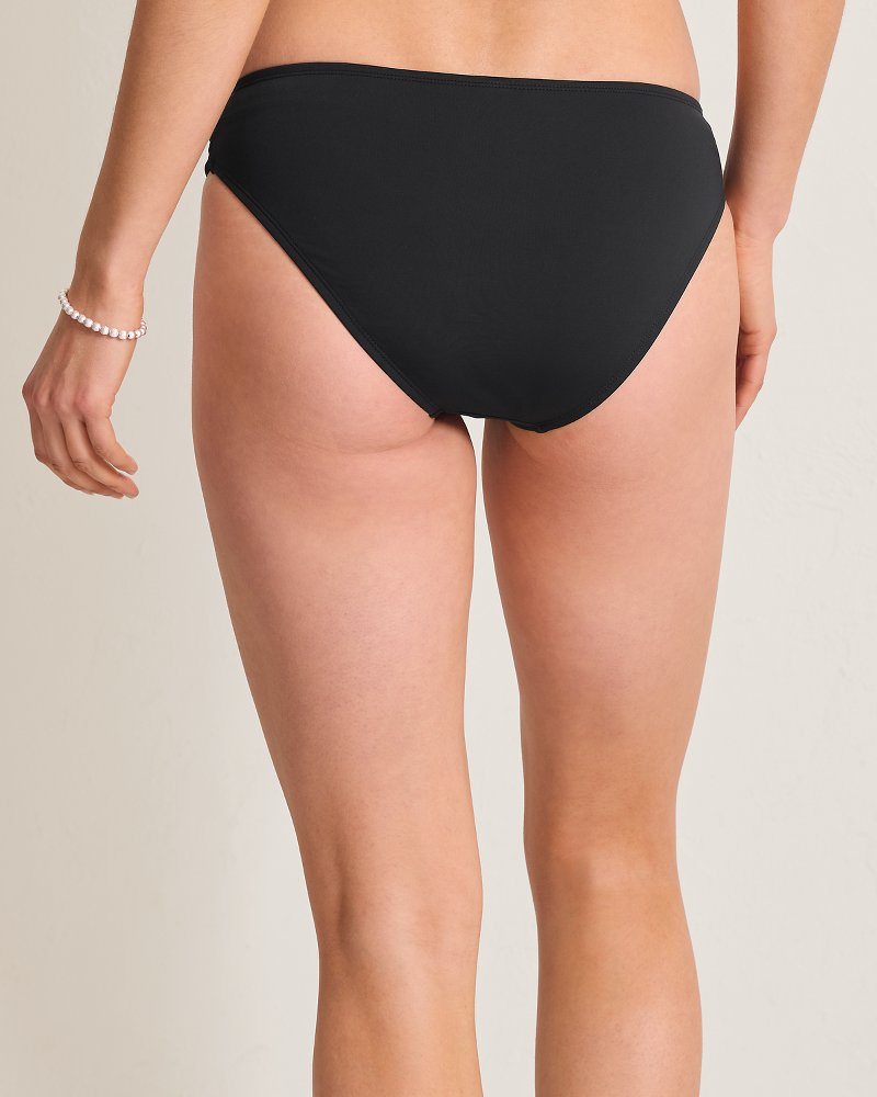 Thumbnail for Pearl Shirred Hipster Bikini Bottoms