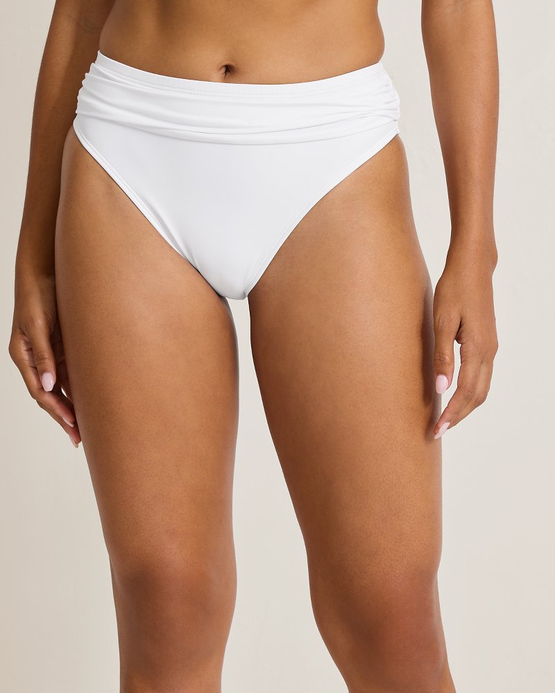 Pearl High-Waist Hipster Bikini Bottoms