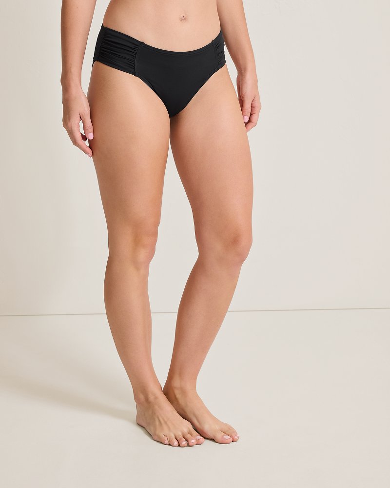 Thumbnail for Pearl High-Waist Side-Shirred Bikini Bottoms