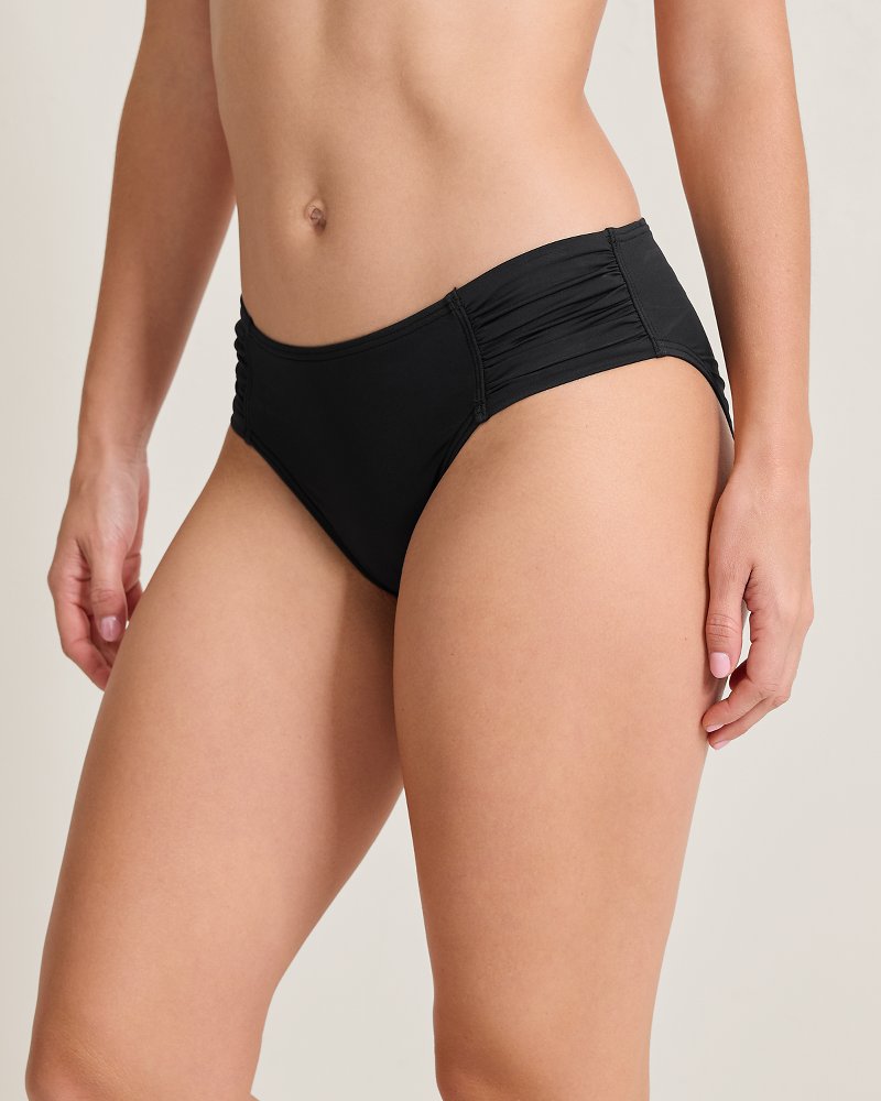 2023 Tommy Bahama Pearl High-Waist Side-Shirred Bikini Bottoms (More c –  Blum's Swimwear & Intimate Apparel