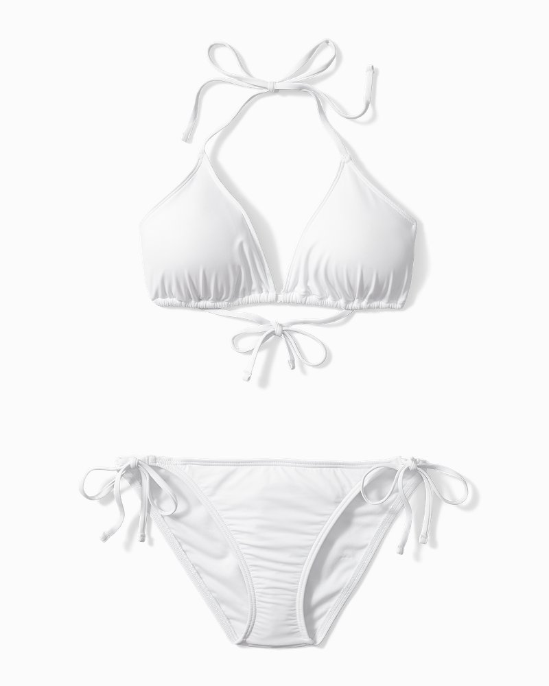 Thumbnail for Pearl Triangle Bikini Top