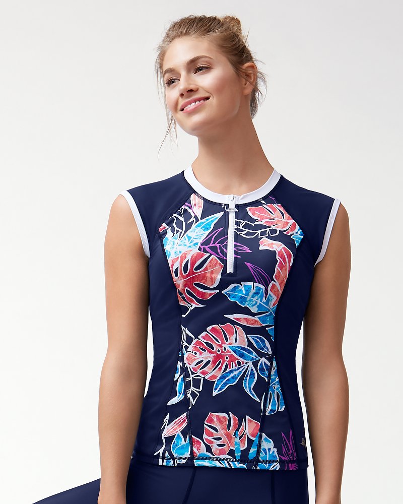 IslandActive® Graphic Tropics CapSleeve Tankini