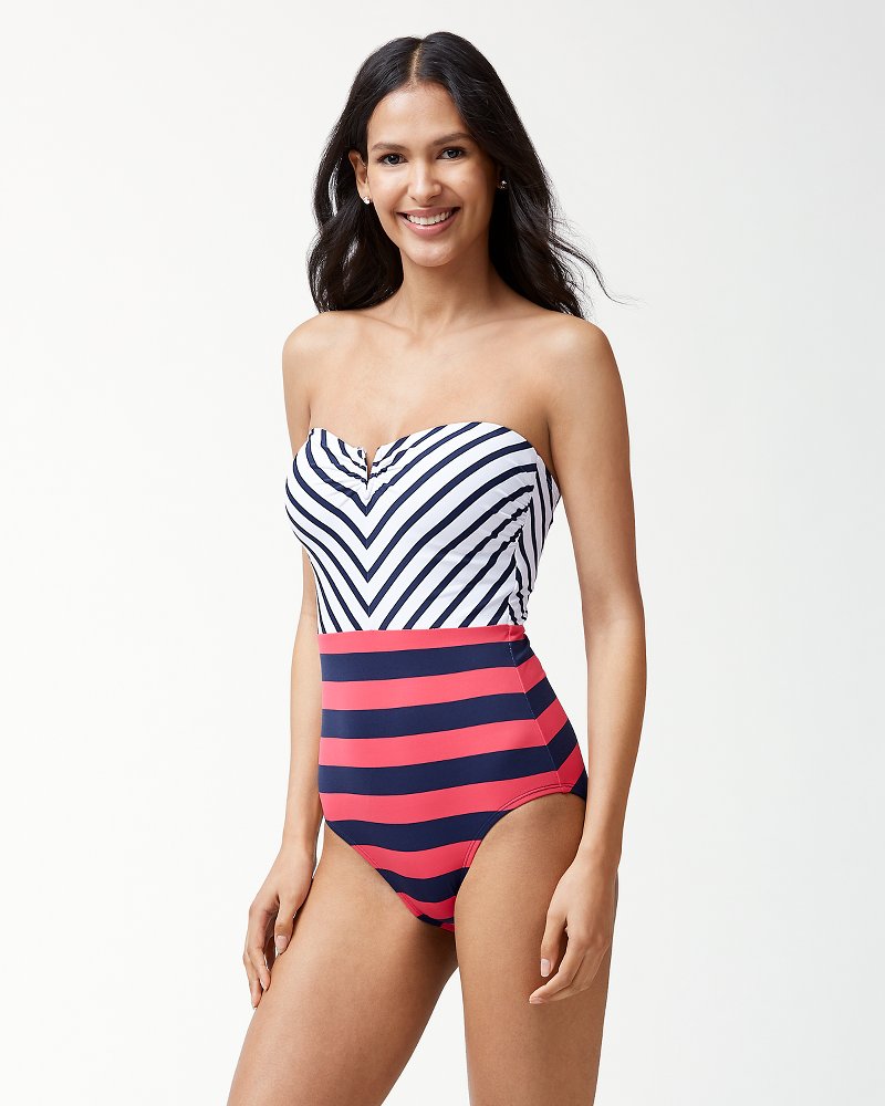 Tommy bahama shop bandeau swimsuit