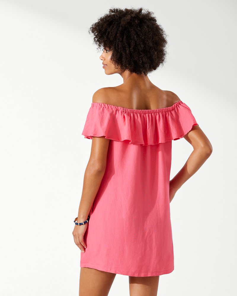 Tommy bahama off the shoulder clearance dress