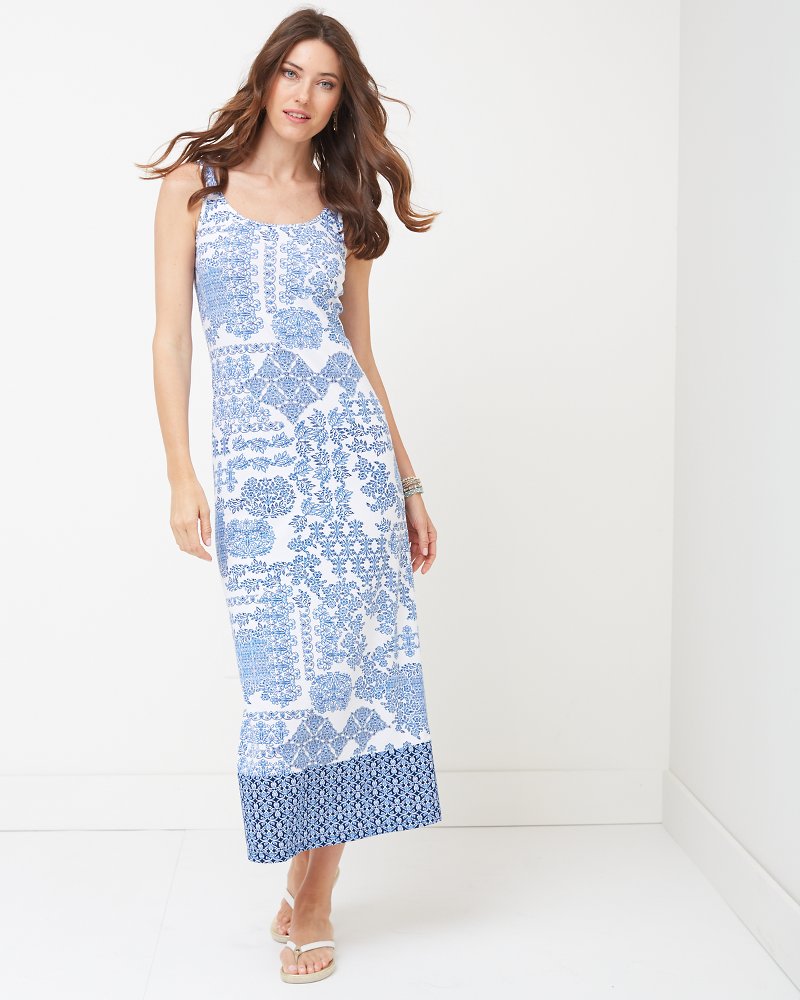 Medallion maxi clearance dress