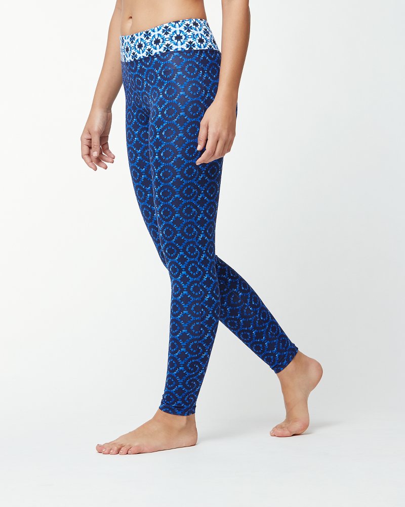 Shibori Splash Swim Leggings