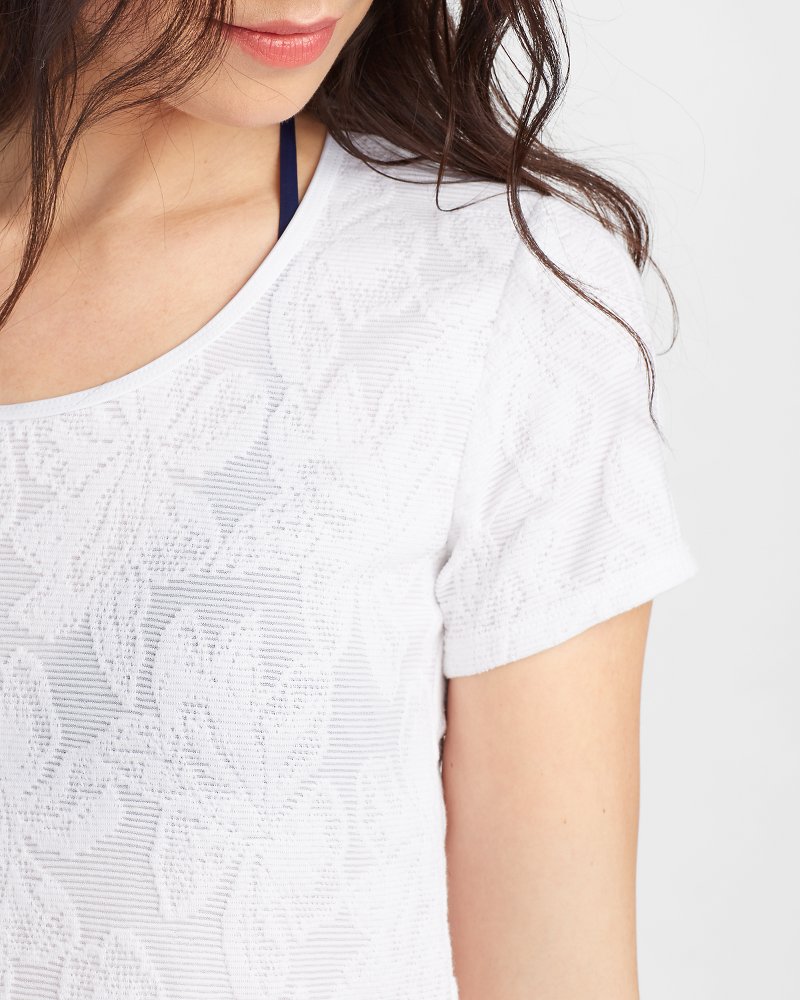 Knit Jacquard T-Shirt Dress