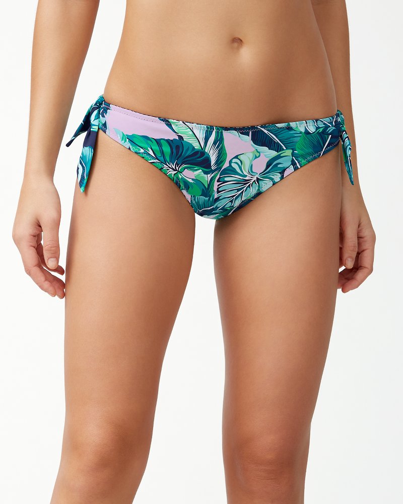 Breezy Palms Reversible Hipster Bikini Bottoms