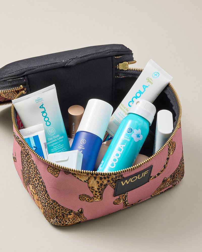 Blush Leopard Vanity Bag