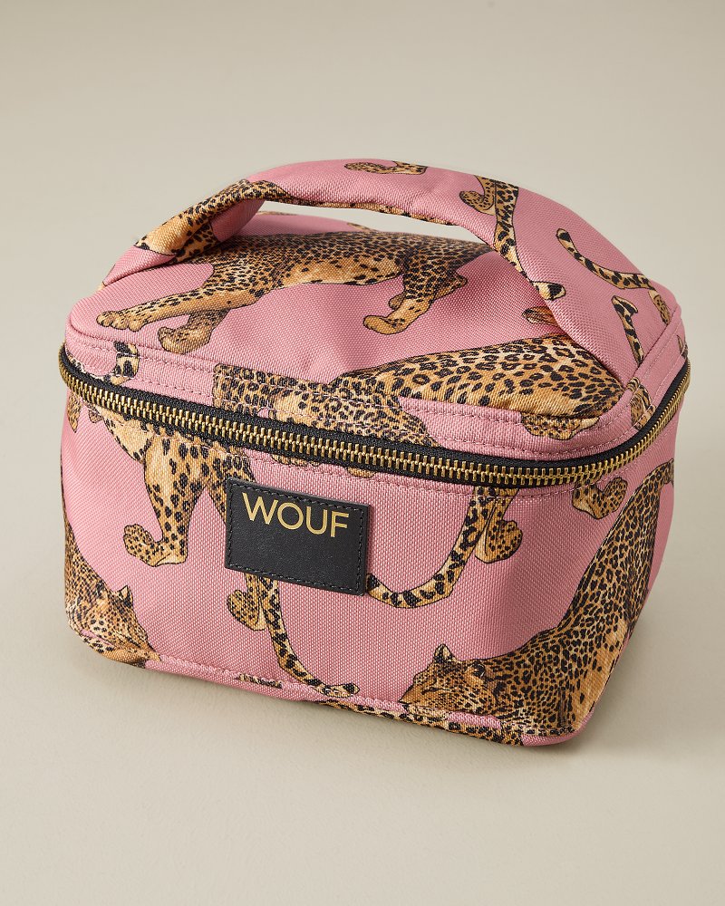 Blush Leopard Vanity Bag