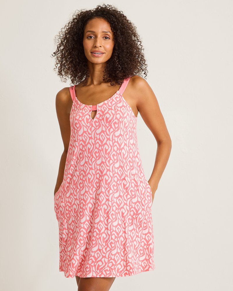 Jersey Sleeveless Short Sleep Dress