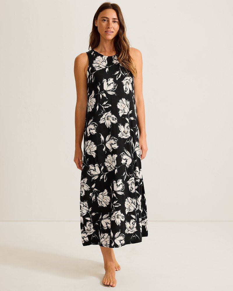 Jersey Sleeveless Maxi Sleep Dress