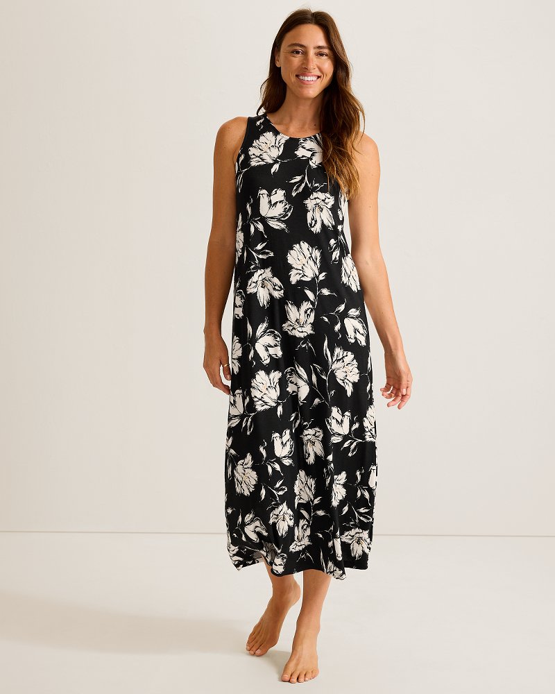 Jersey Sleeveless Maxi Sleep Dress