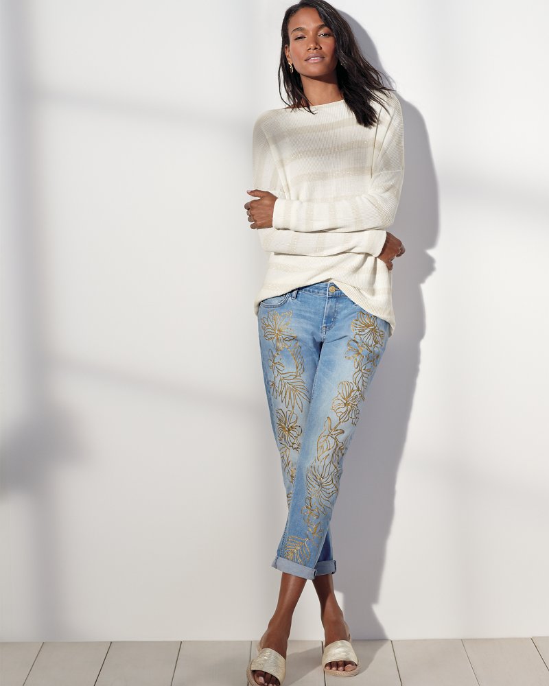 tommy bahama boyfriend jeans