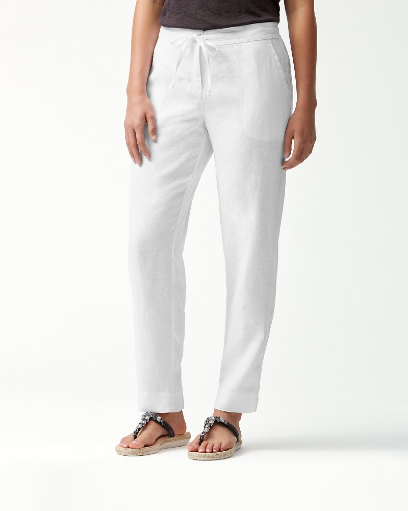 tommy bahama white linen pants