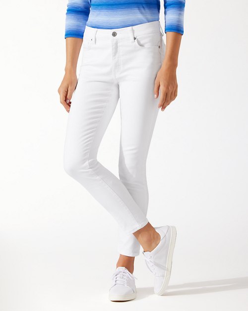 Ella Twill High-Rise Ankle Jeans