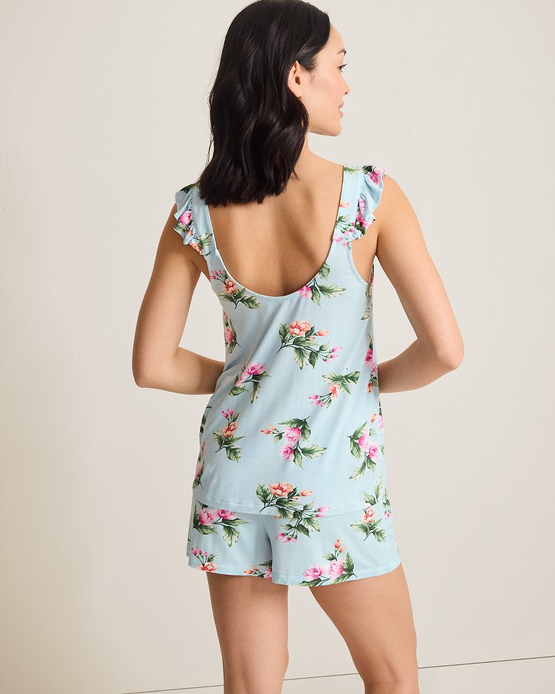 Thumbnail for Jersey Tank & Shorts Pajama Set