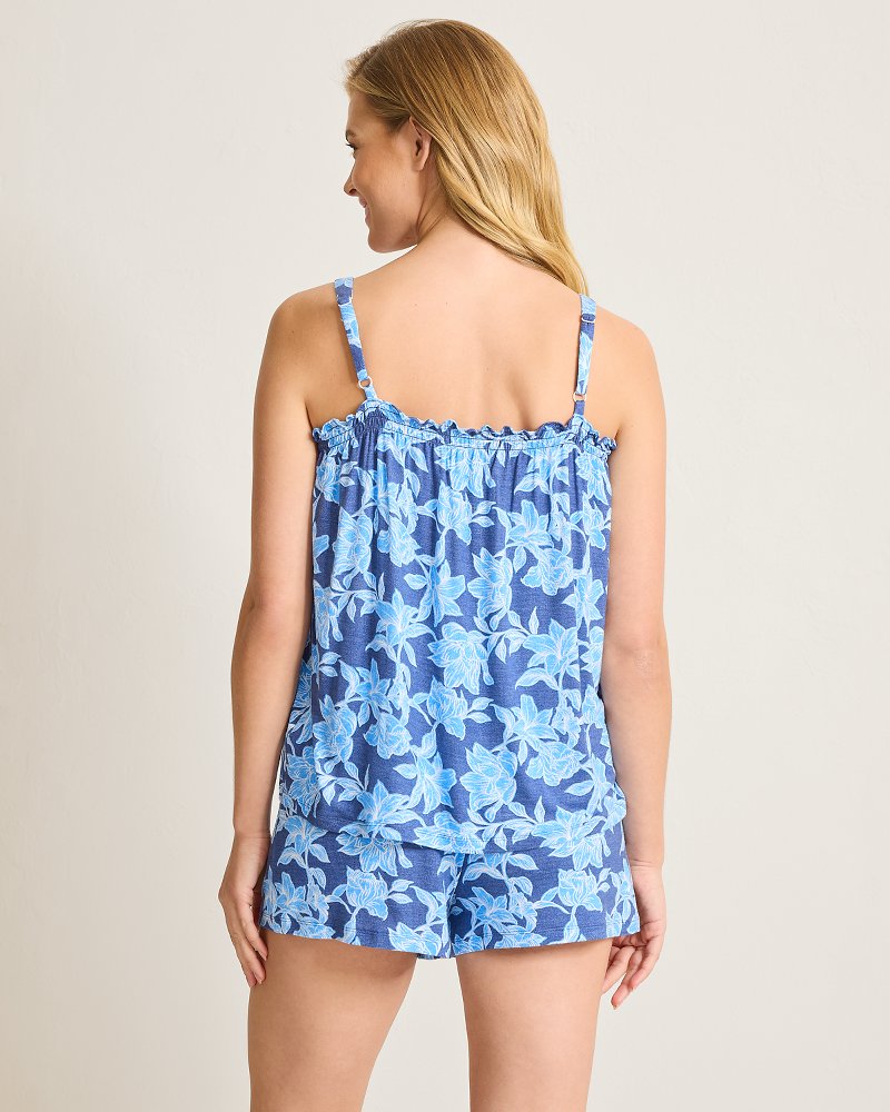 Thumbnail for Jersey Tank Top & Shorts Pajama Set