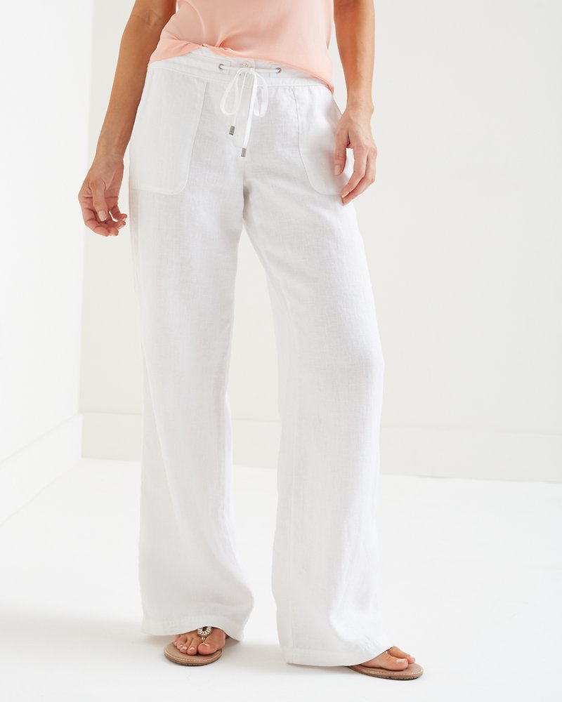 Two Palms Linen Drawstring Pants