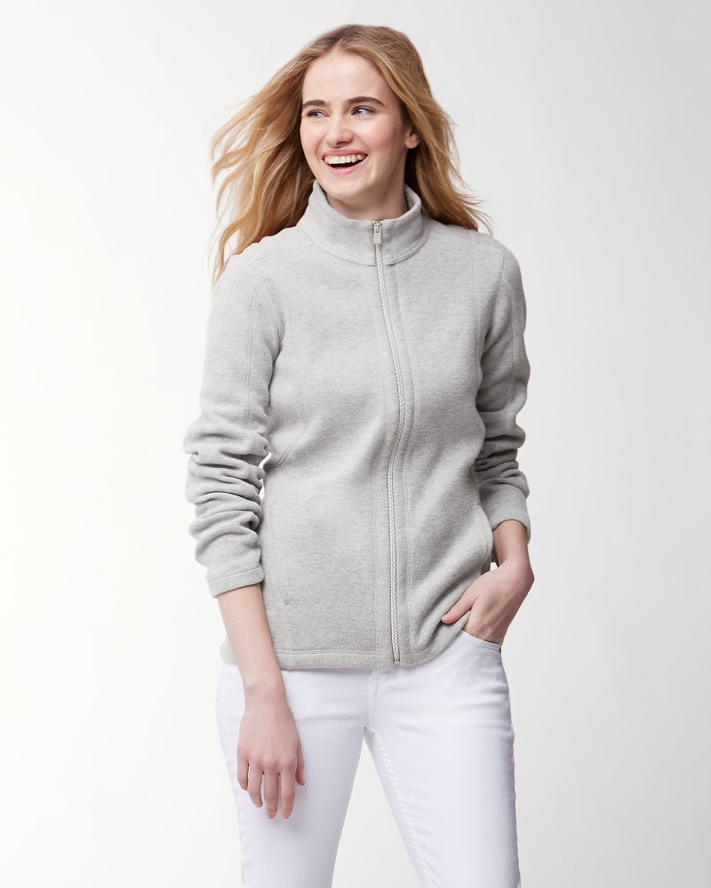 tommy bahama full zip sweatshirt