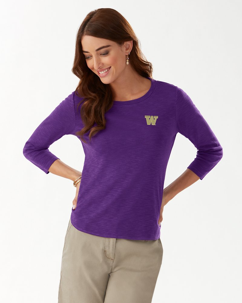 Collegiate Ashby Rib 3/4-Sleeve T-Shirt